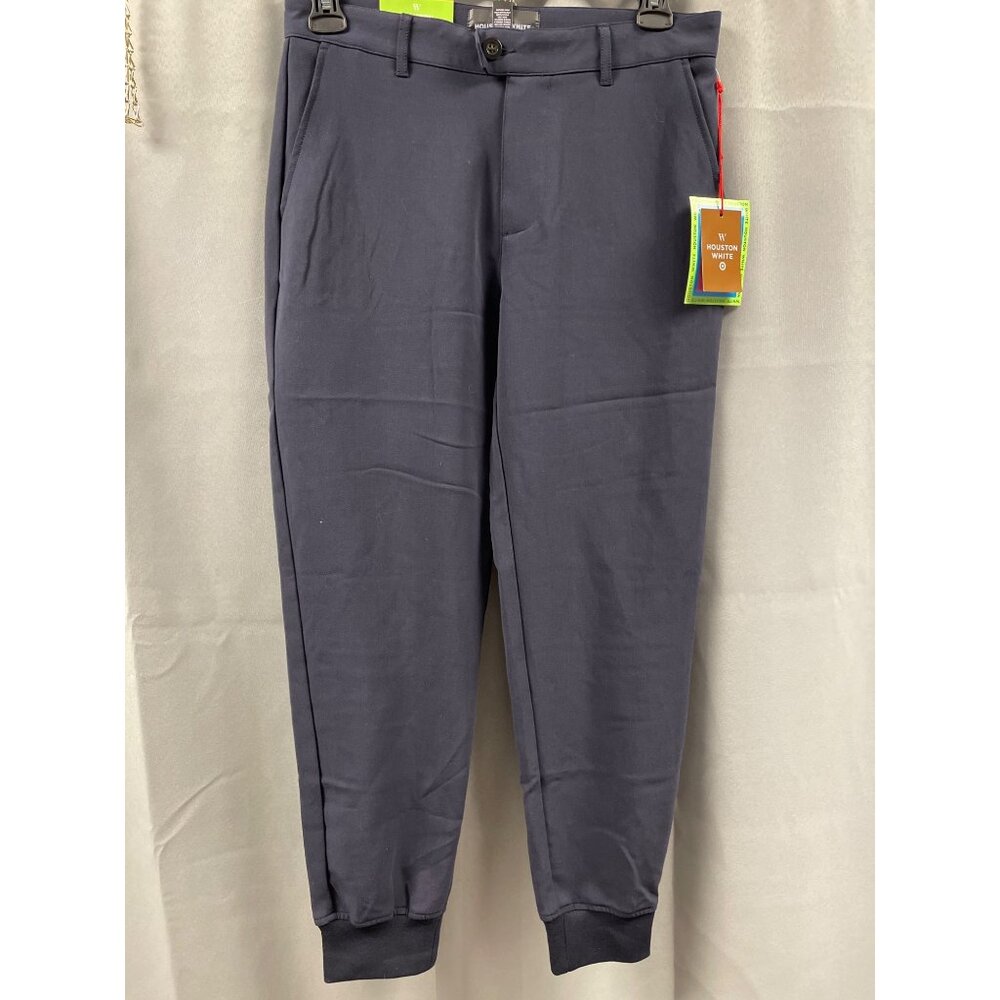 Houston White Men's Blue Jogger Pants/Tailored/straight/stretch S-31x32 SKU 4952